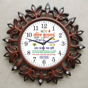Custom design wall clock branding