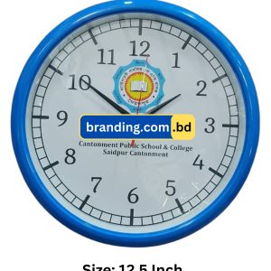 Customized wall clock for brand promotion- branding.com.bd - flat dial 12.5 inch (4)