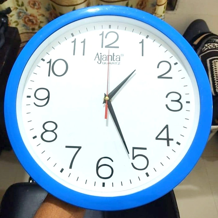 Customized Wall Clock Branding (13 Inch) Blue