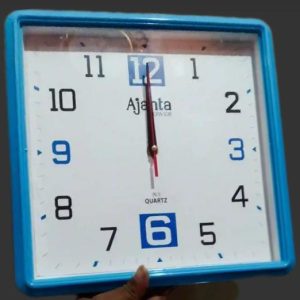 Customized Wall Clock 12 Inch Square High Quality