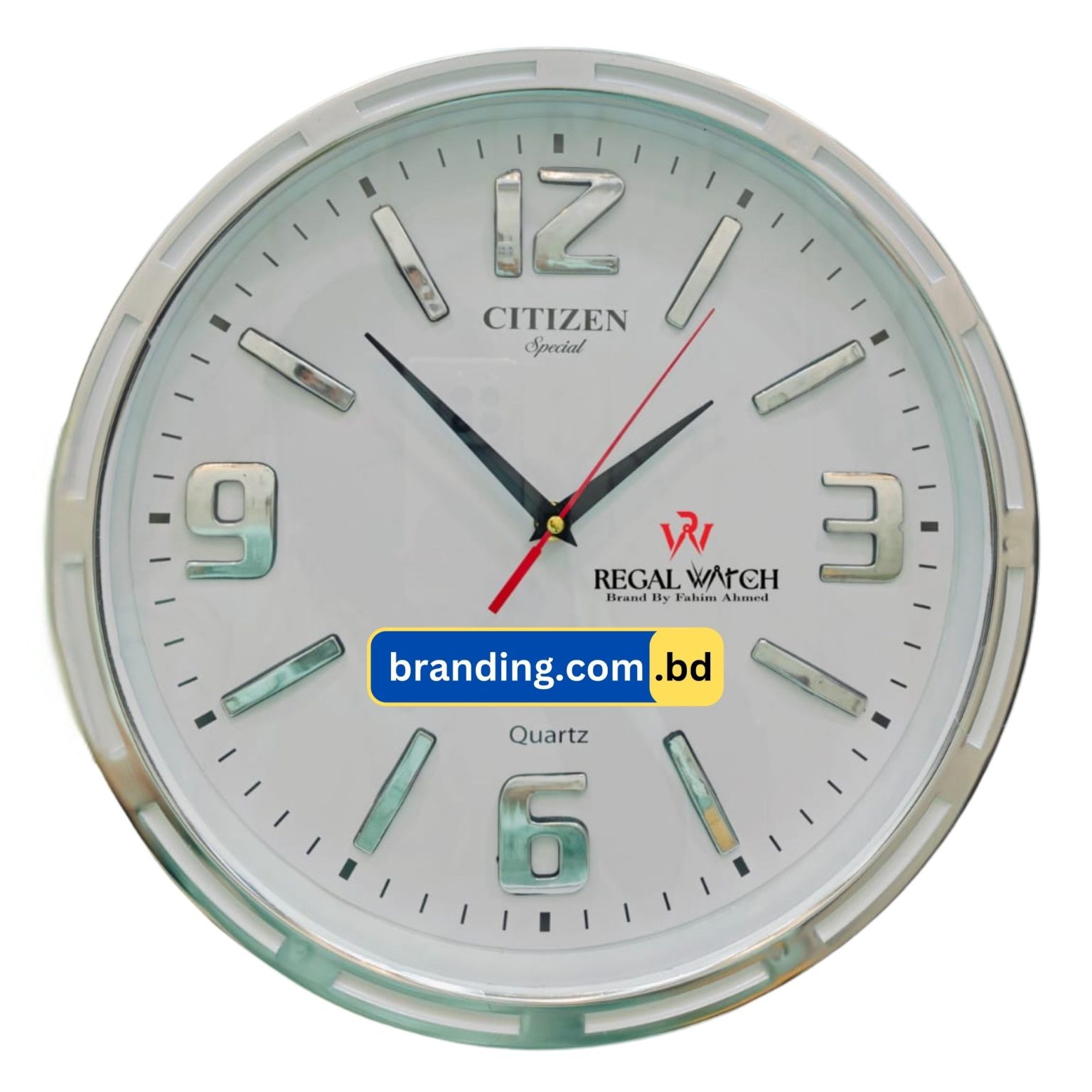 Customized Wall Clock (13 Inch wall touch) - Branding.com.bd