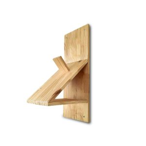 Wooden Helmate Holder (Wall Mounted)