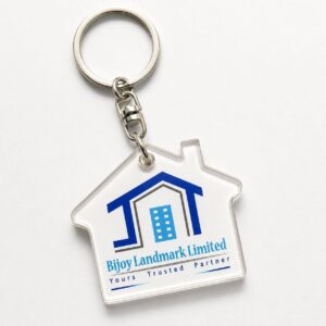 Printed Key Ring (Sticker-Custom Shape)