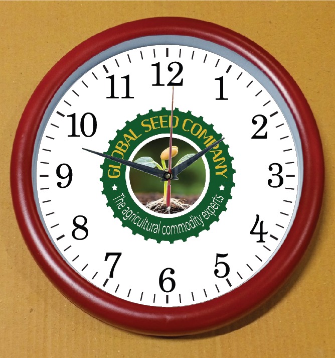 10 inch wall clock round