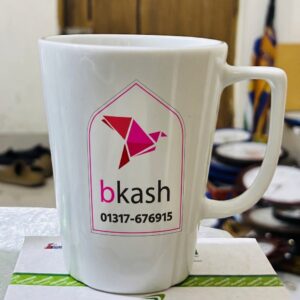 Fire Print Long Mug for Brand Promotion
