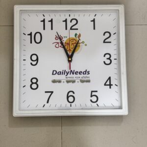 Customized Wall Clock (13 Inch Square)